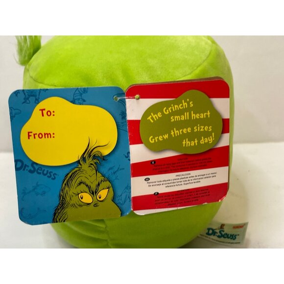 Dr. Suess The Grinch 6" plush Aurora Green soft toy new - Picture 3 of 11